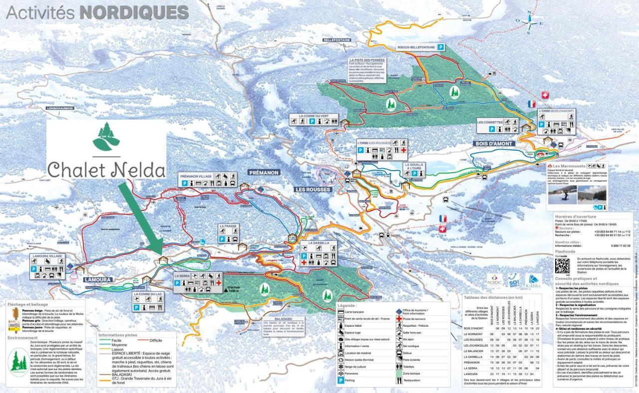 Chambre Privee Au Pied Des Pistes - Chambre Chez L'Habitant - Chaletnelda Com Lamoura Εξωτερικό φωτογραφία
